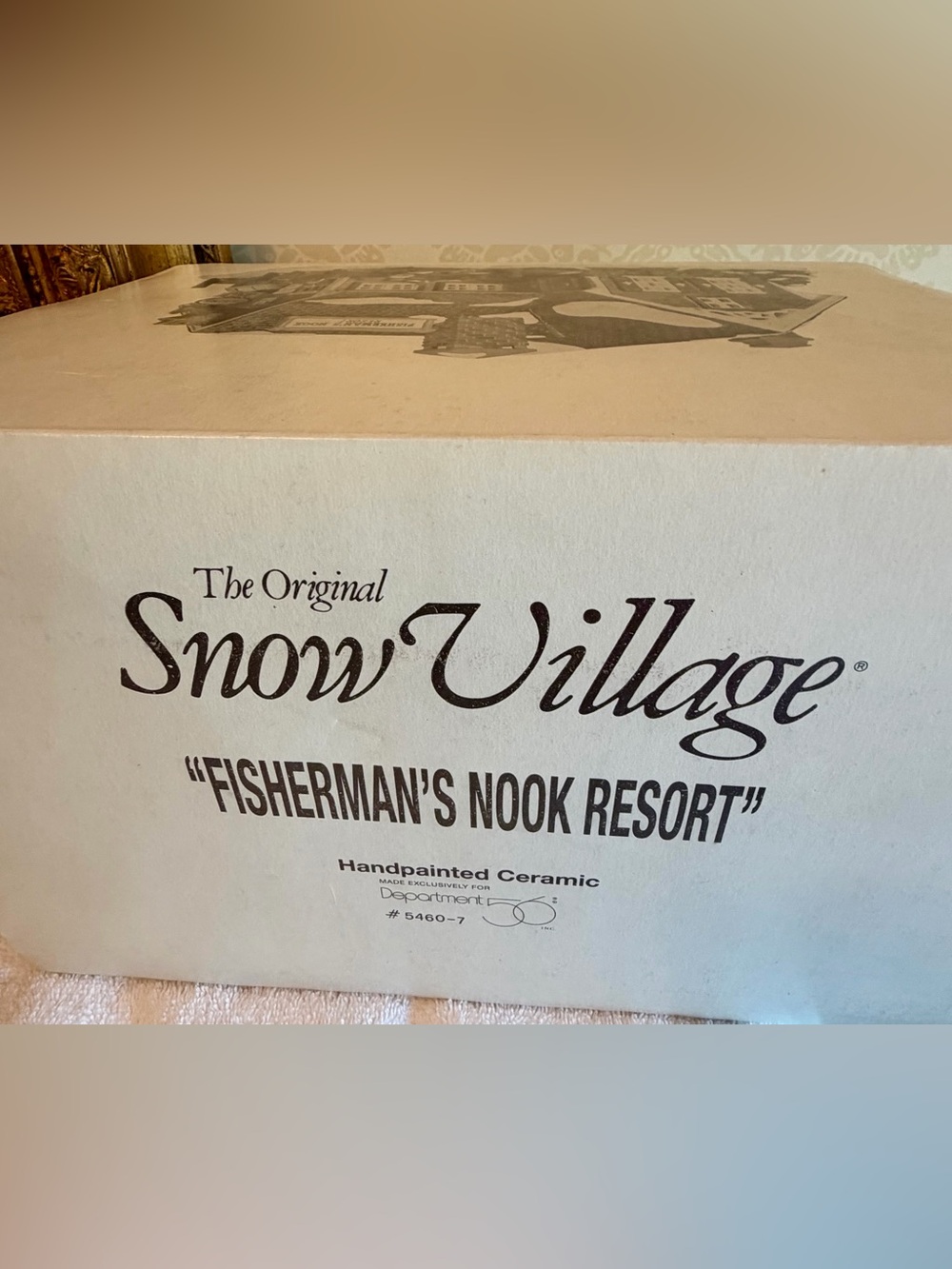 Department 56 Snow Village Fisherman’s Nook Resort #5460-7 New In Box Retired